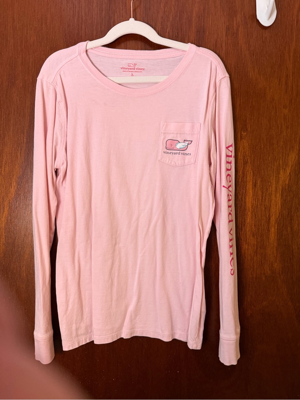 Girls Vineyard Vines Valentines Day long sleeve shirt size Large